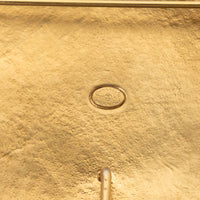 Pre-Loved Chanel™ Gold-Tone Amber Embellished Square Brooch