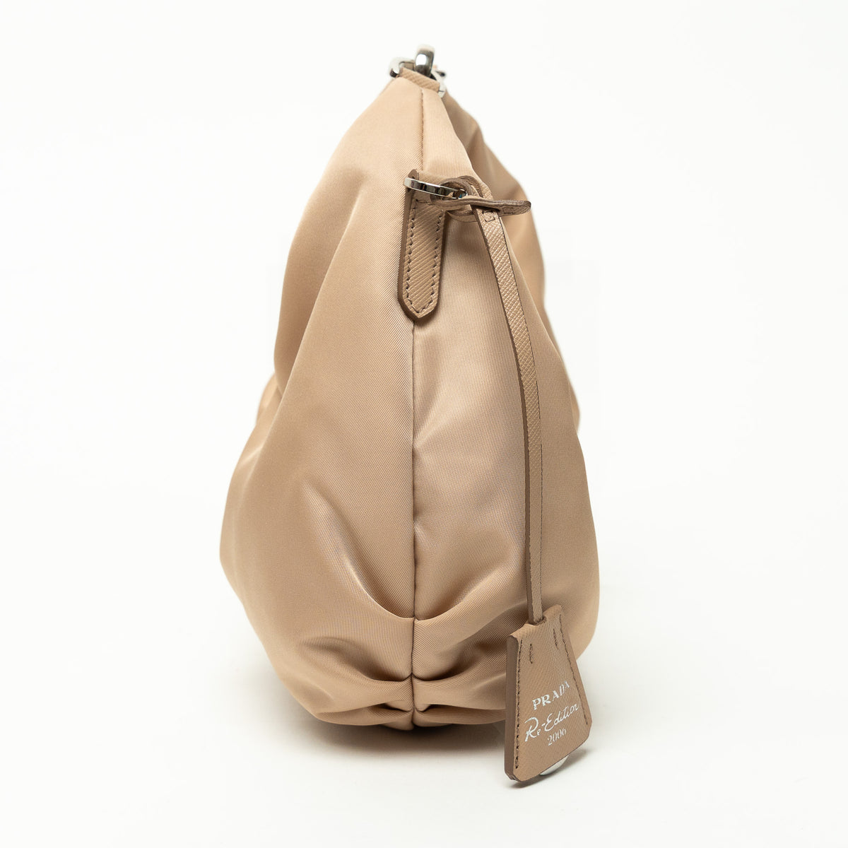 Prada Tan Re-Nylon Re-Edition 2006 Hobo Bag