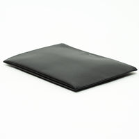 Saint Laurent Black Pebbled Leather Zip Top Pouch