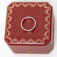 Cartier 18k White Gold Classic Love Ring Size 66
