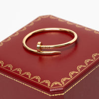 Cartier 18k Yellow Gold Juste un Clou Bracelet Size 16