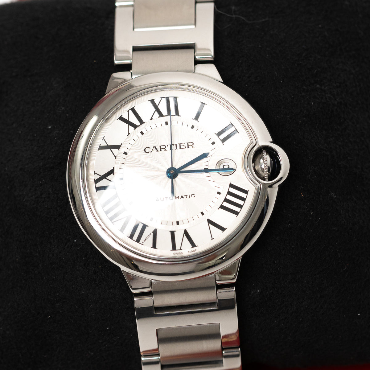 Cartier Stainless Steel Ballon Bleu 42mm Watch