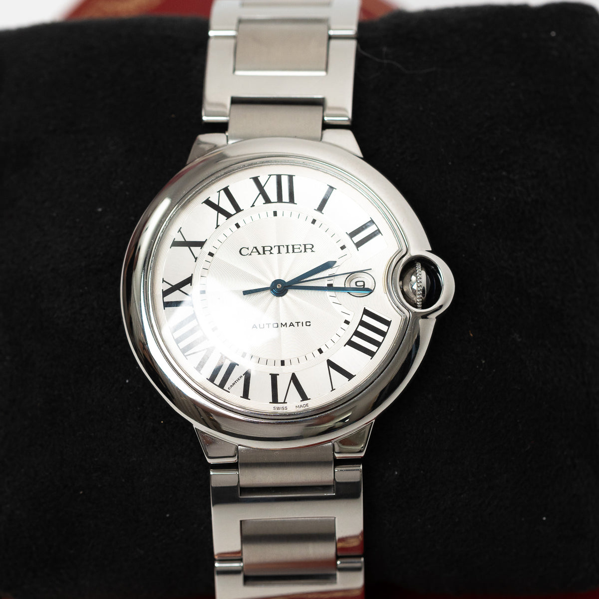 Cartier Stainless Steel Ballon Bleu 42mm Watch