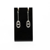Hermes Sterling Silver Medium Farandole Earrings
