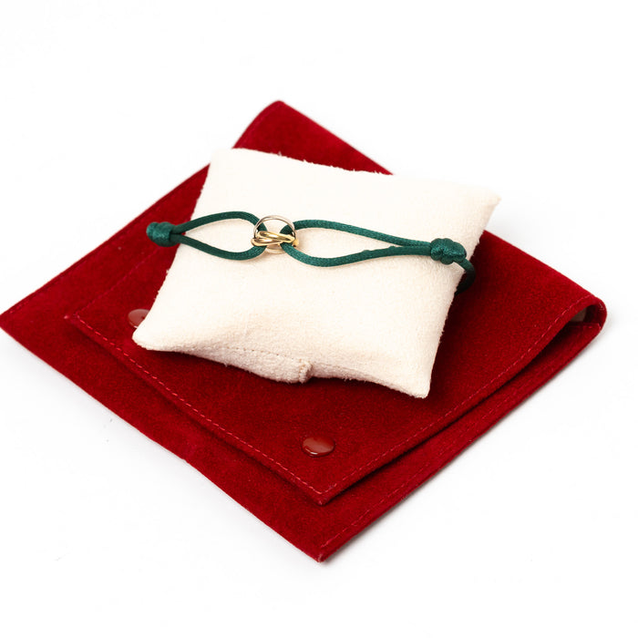 Cartier 18k Tri Gold Trinity Bracelet