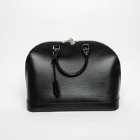 Louis Vuitton Black Epi Leather GM Alma Handbag