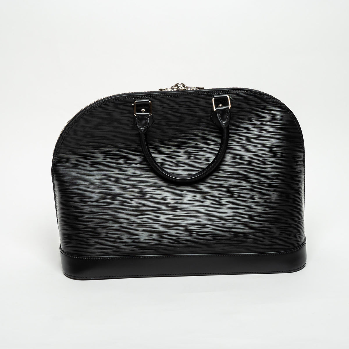 Louis Vuitton Black Epi Leather GM Alma Handbag