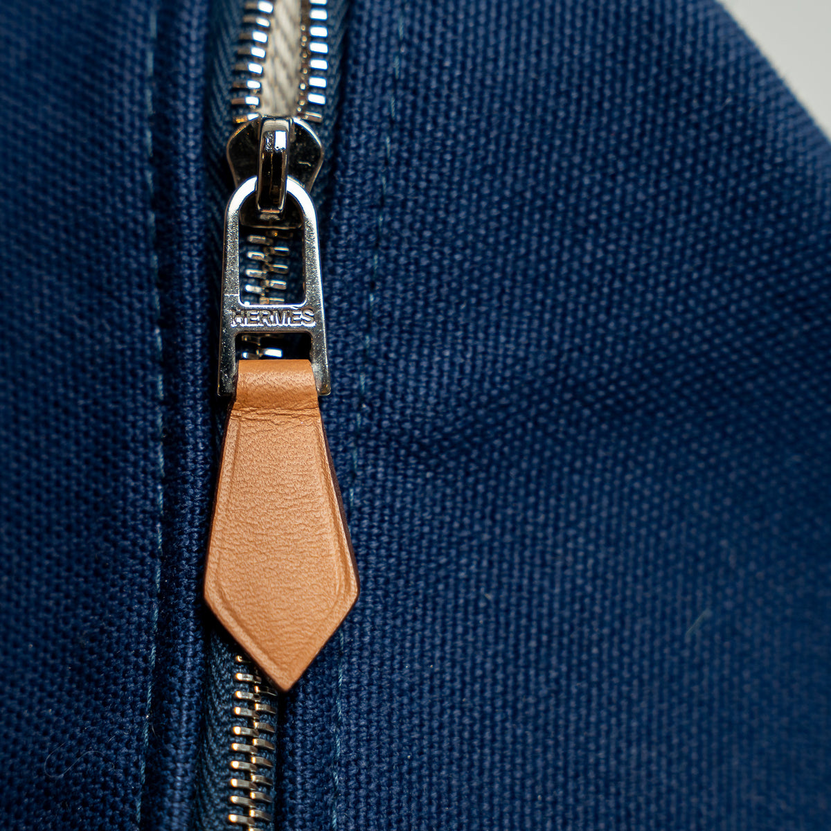 Hermes Blue Wool Large Bride-A-Brac Handbag