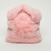 Blumaine Pink Faux Fur Handbag