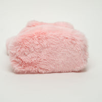 Blumaine Pink Faux Fur Handbag