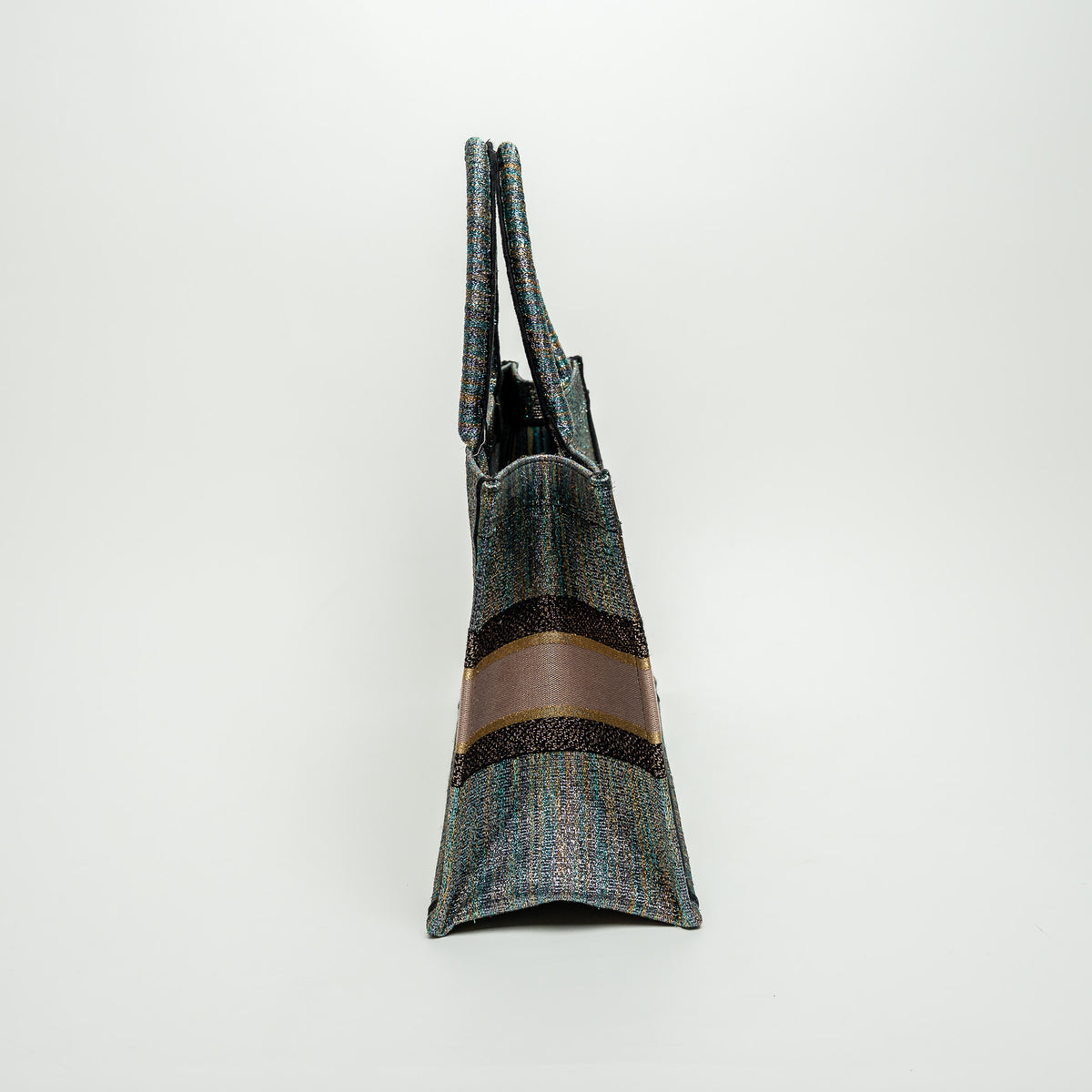 Dior Metallic Multicolour Lurex Medium Book Tote