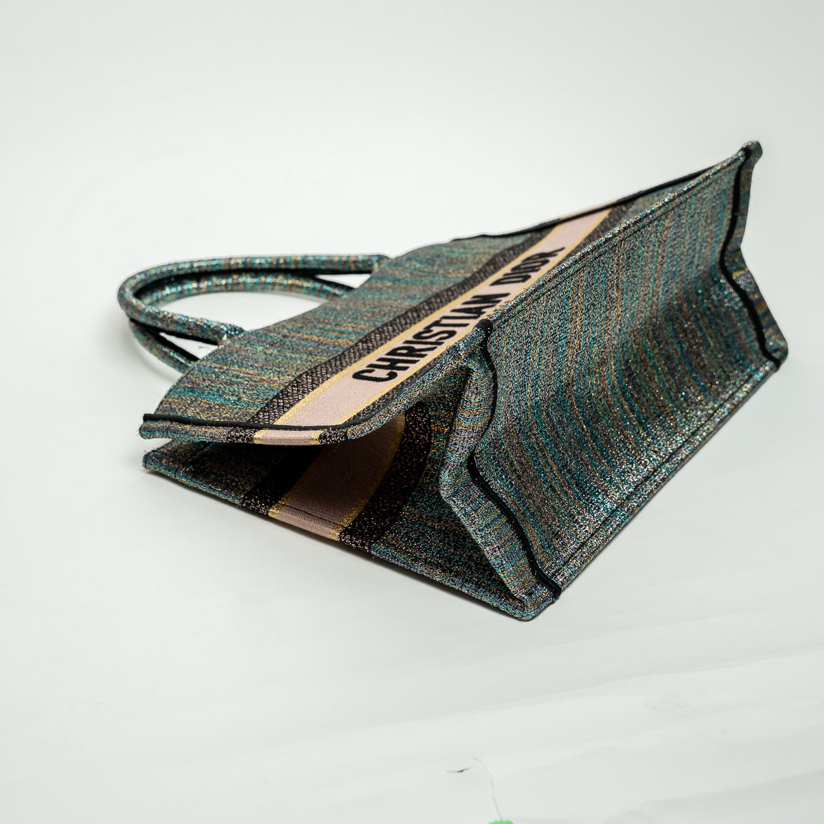 Dior Metallic Multicolour Lurex Medium Book Tote