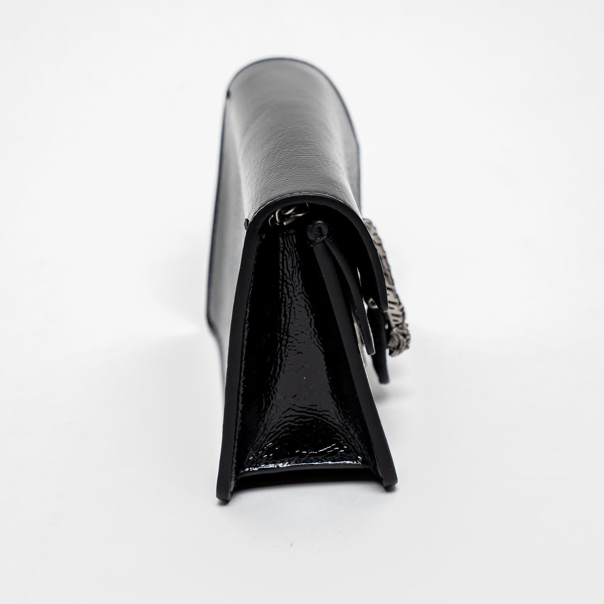 Gucci Black Patent Leather Mini Dionysus Crossbody Bag