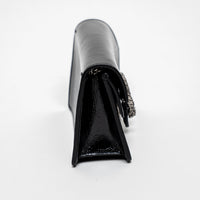 Gucci Black Patent Leather Mini Dionysus Crossbody Bag