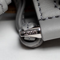 Loewe Grey Calfskin Leather Mini Gate Dual Leather Crossbody Bag