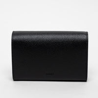 Gucci Black Grained Leather Dionysus Wallet on Chain