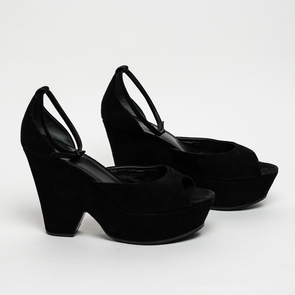 Celine Black Suede Pumps Size 40