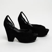 Celine Black Suede Pumps Size 40