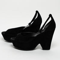 Celine Black Suede Pumps Size 40