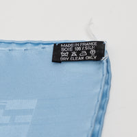 Hermes Sky Blue Scarf