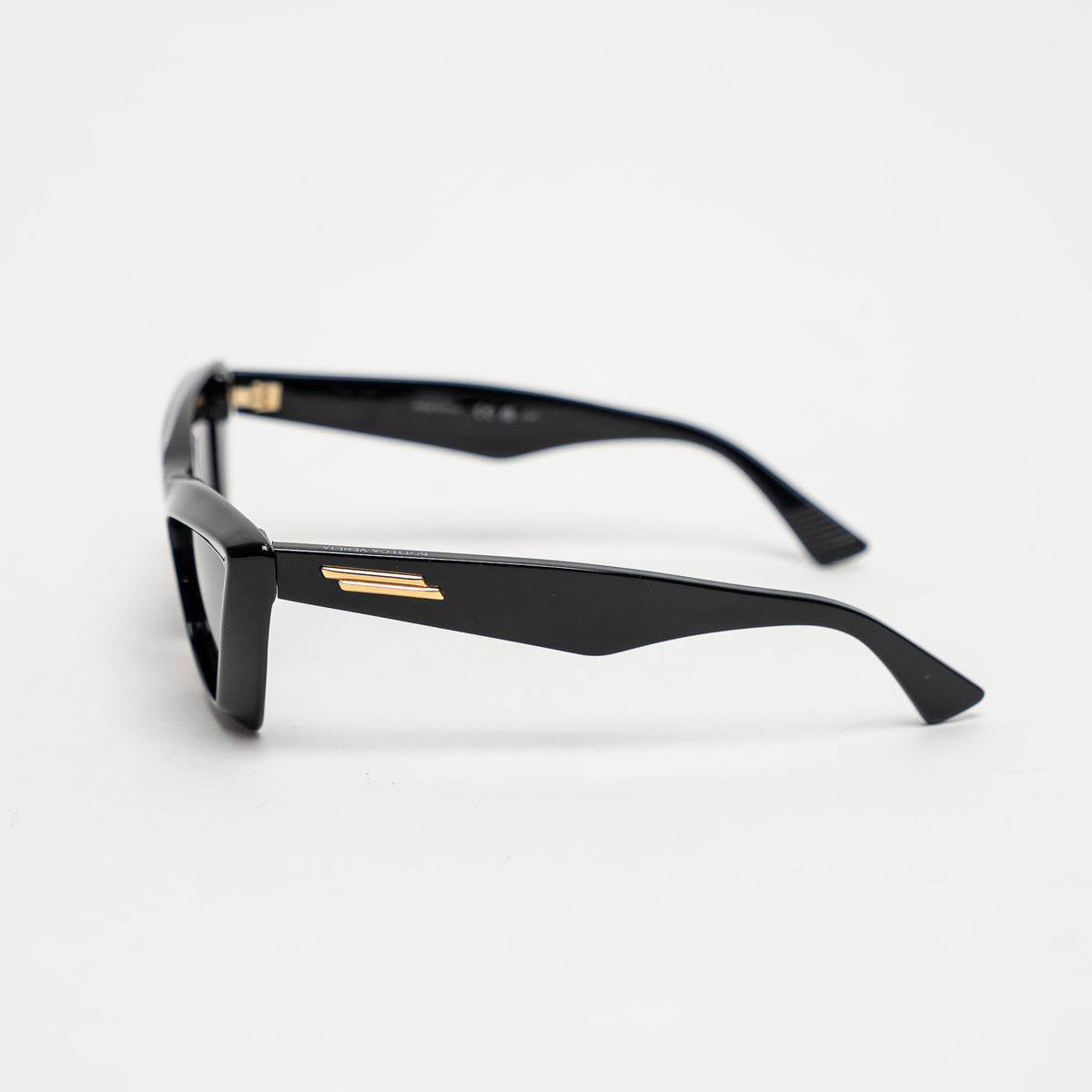 Bottega Veneta Black Cateye Frame Sunglasses