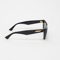 Bottega Veneta Black Cateye Frame Sunglasses