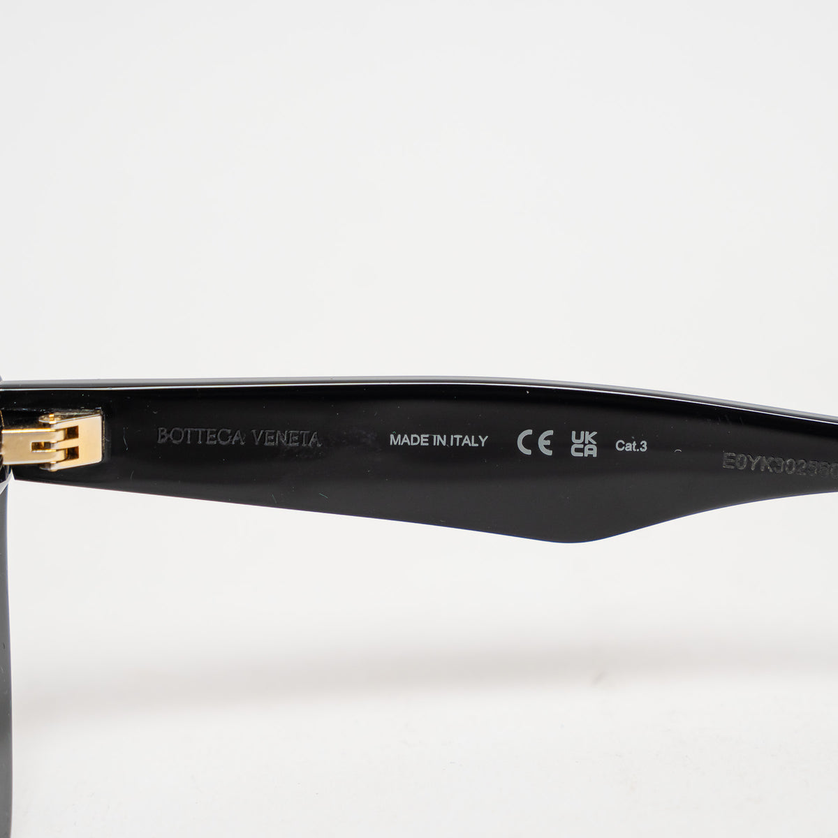 Bottega Veneta Black Cateye Frame Sunglasses