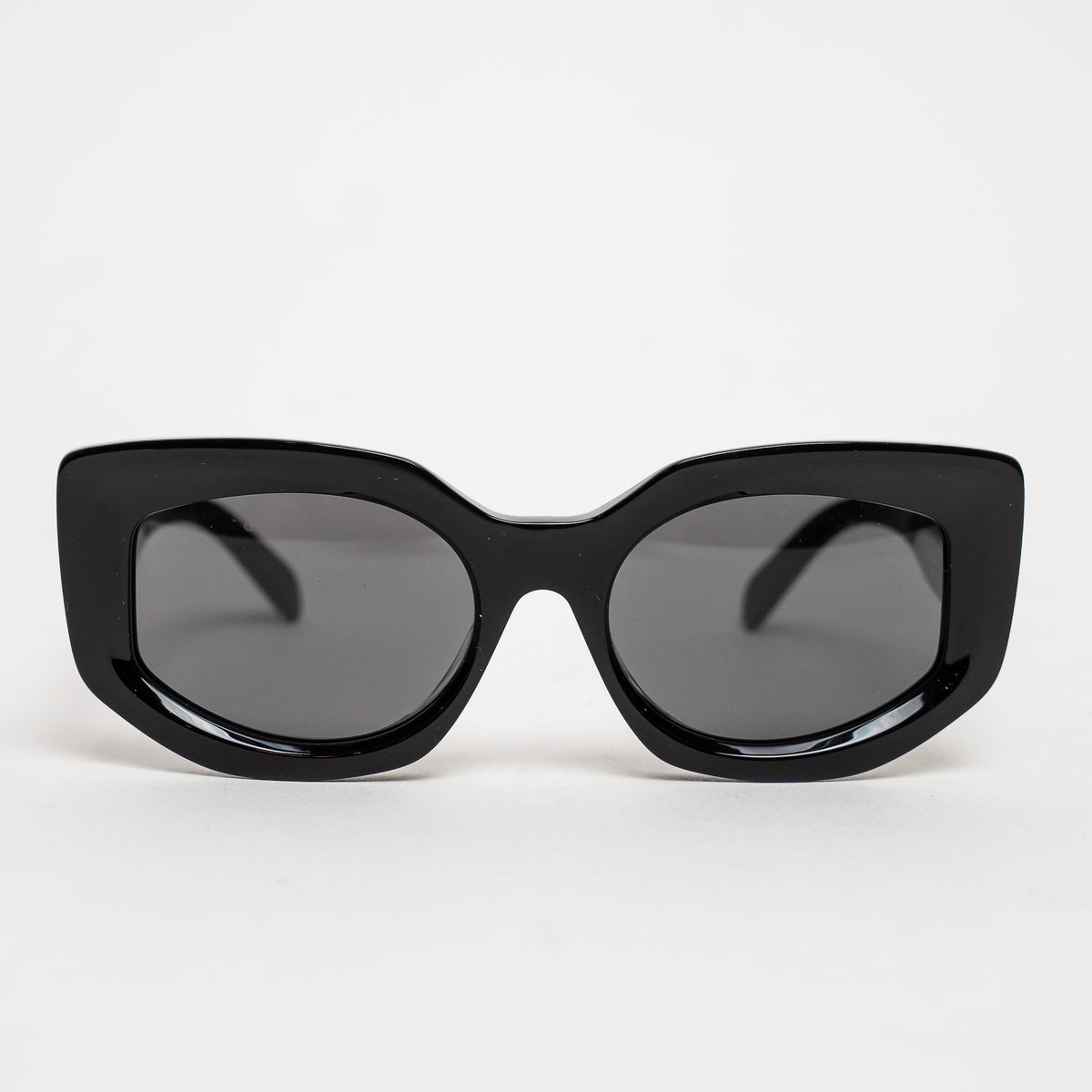 Celine Black Thick Cateye Frame Sunglasses