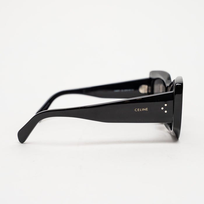 Celine Black Thick Cateye Frame Sunglasses