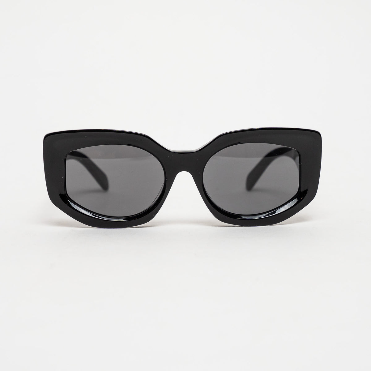 Celine Black Thick Cateye Frame Sunglasses