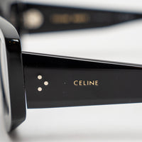 Celine Black Thick Cateye Frame Sunglasses