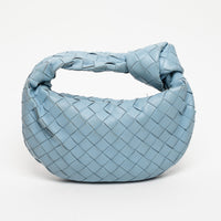 Bottega Veneta Sky Blue Intrecciato Leather Mini Jodie Bag