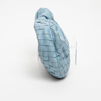 Bottega Veneta Sky Blue Intrecciato Leather Mini Jodie Bag