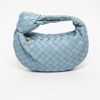 Bottega Veneta Sky Blue Intrecciato Leather Mini Jodie Bag