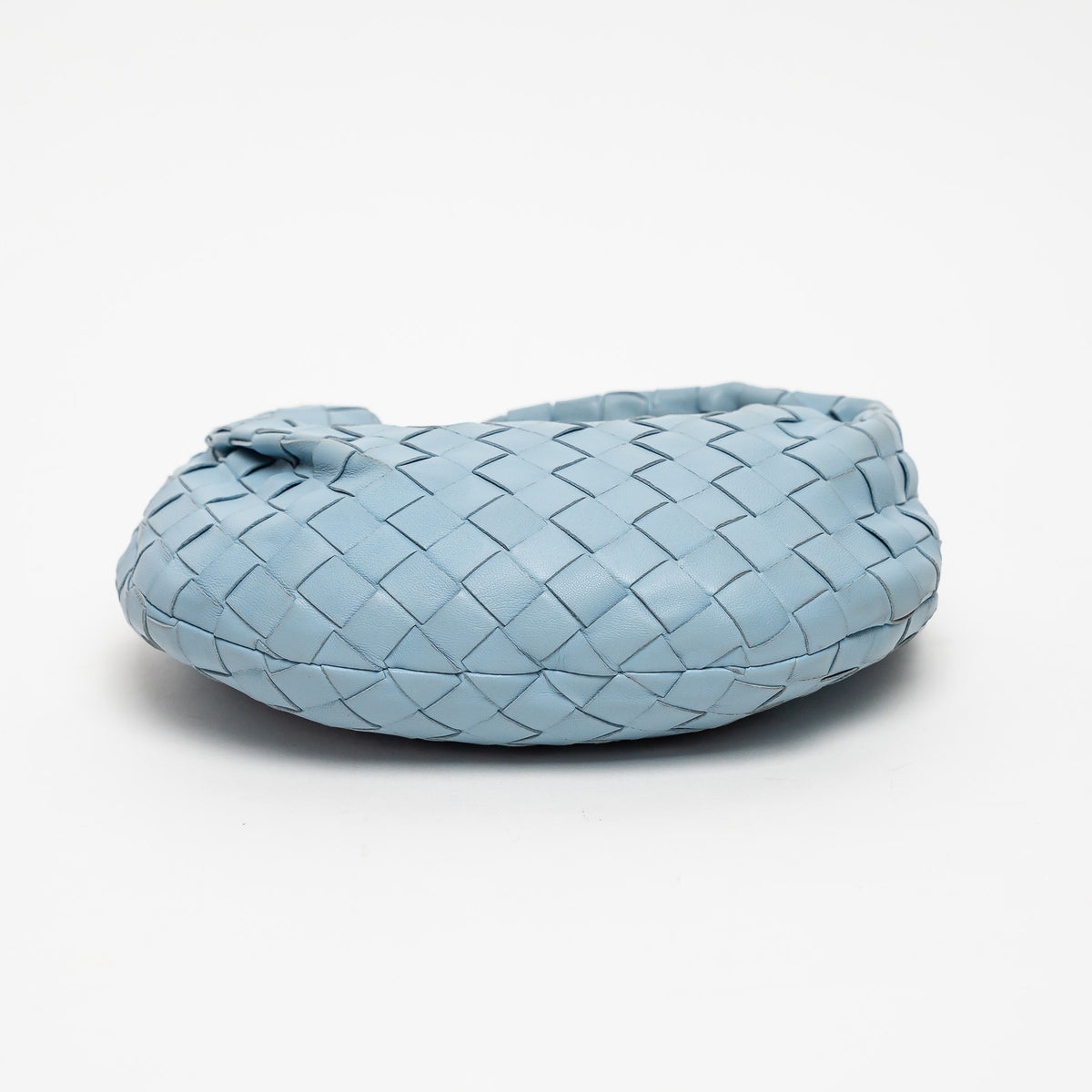Bottega Veneta Sky Blue Intrecciato Leather Mini Jodie Bag
