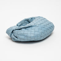 Bottega Veneta Sky Blue Intrecciato Leather Mini Jodie Bag