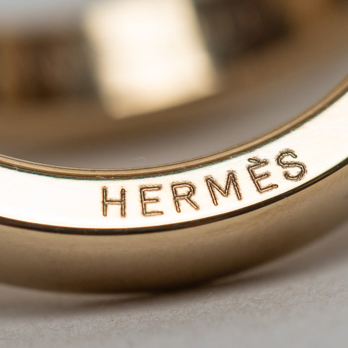 Hermes Gold Cosmos Scarf Ring