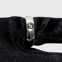 Gucci Sterling Silver Blind For Love Ring Size 6