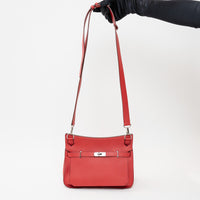 Hermes Rouge Swift Leather Jypsiere 28