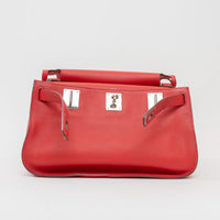 Hermes Rouge Swift Leather Jypsiere 28