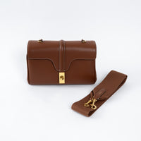 Celine Brown Smooth Leather Teen 16 Crossbody Bag