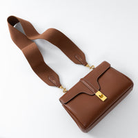 Celine Brown Smooth Leather Teen 16 Crossbody Bag