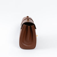 Celine Brown Smooth Leather Teen 16 Crossbody Bag