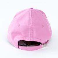 Burberry Pink Baseball Cap with Red Lettering Size M