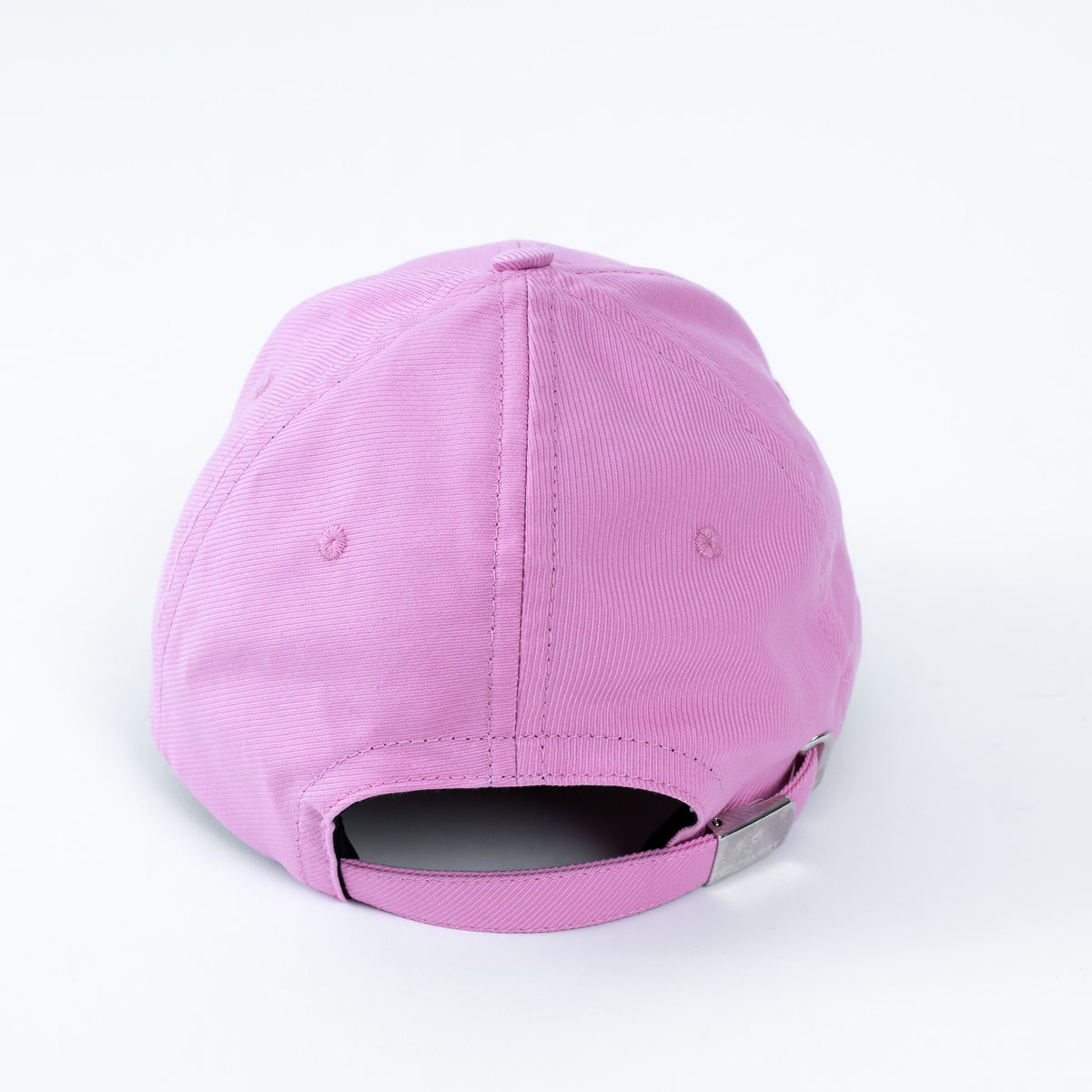 Burberry Pink Baseball Cap with Red Lettering Size M