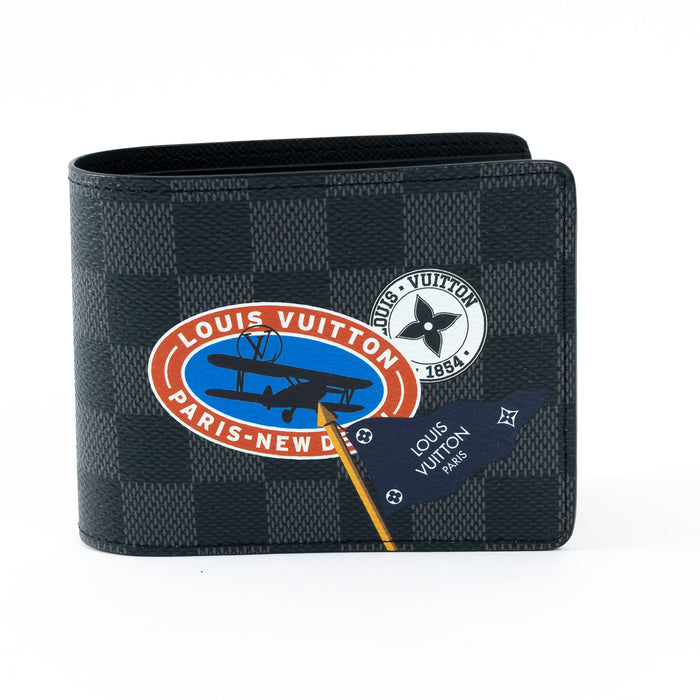 Louis Vuitton Damier Graphite Canvas World Tour Multiple Bifold Wallet