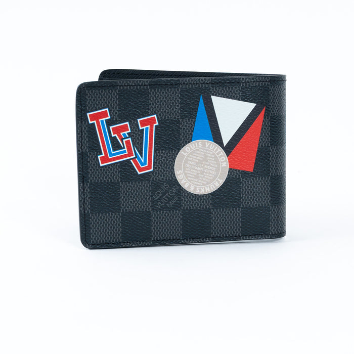 Louis Vuitton Damier Graphite Canvas World Tour Multiple Bifold Wallet