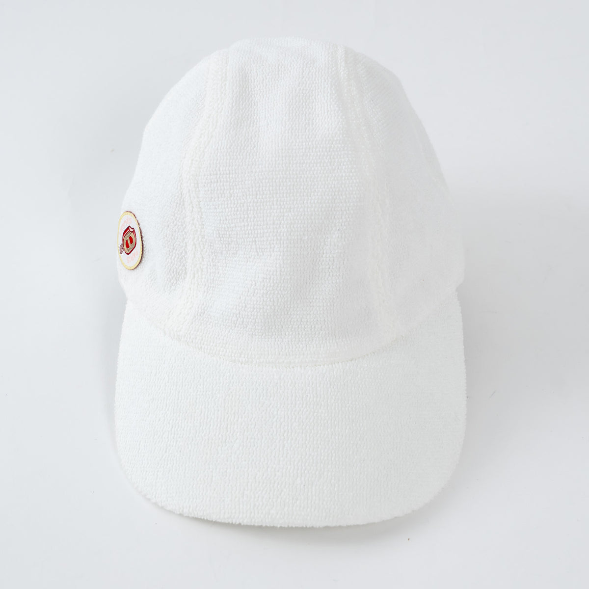Hermes White Terrycloth Davis Cap Size S