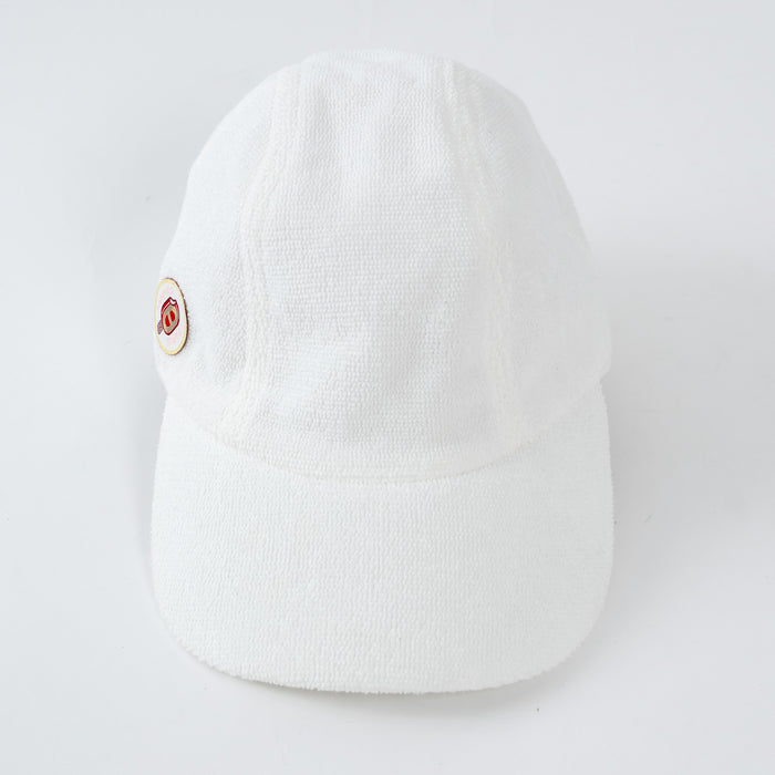 Hermes White Terrycloth Davis Cap Size S