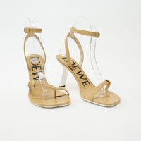 Loewe Tan Petal Leather Sandals Size 36